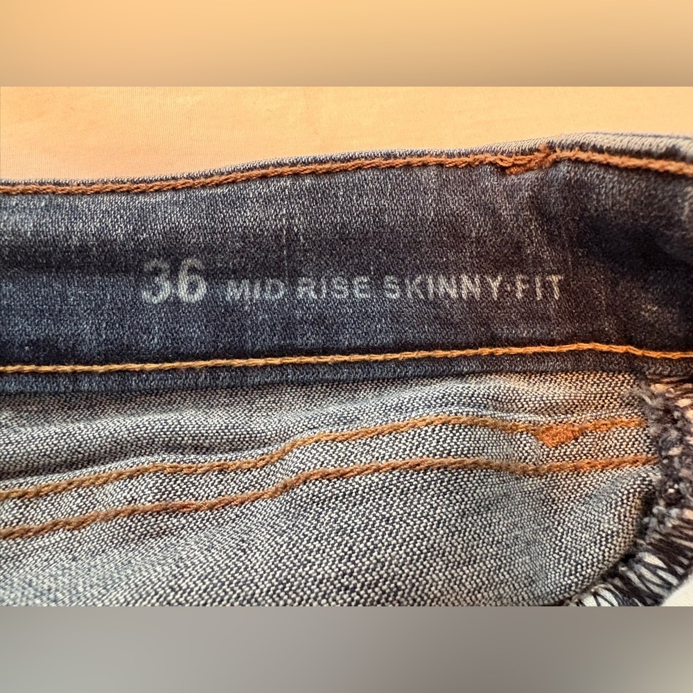 ZARA BASIC Jeans Mid Rise Skinny Fit Blue Denim Women’s 4 - Picture 6 of 10
